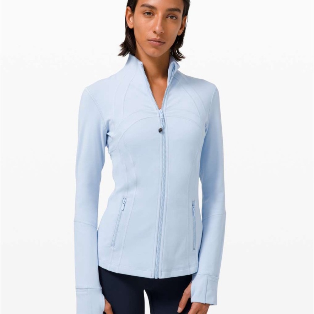 Lululemon Blue Linen Define Jacket